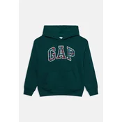 GAP Majica HERITAGE mornarska/temno zelena/bela