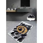 LEssentiel Maison Kupatilski otirac Dagger, 80x100cm, Crno-sivi