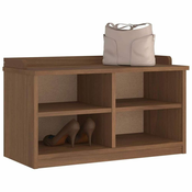 Klupa za predsoblje SANDNES 87x40x50 cm od masivne borovine