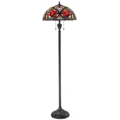 Casa Padrino luxury Tiffany floor lamp multicolored/vintage bronze A� 46 x H. 157.5 cm - Floor lamp Tiffany - Tiffany lights - Tiffany floor lamps - Living room floor lamps - Office floor lamps