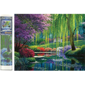 Norimpex - Puzzle Diamantna slika: Poletje v parku 30x40cm - 1 - 39 kosov