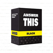 Pravi Junak igra s kartami Answer This - Black angleška izdaja