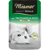 MIAMOR HRANA ZA MAČKE RAGOUT ROYALE V OMAKI 22 X 100 G PuraN & DIVJAČINA