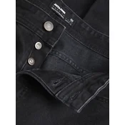 JACK & JONES Kavbojke JJIALEX JJORIGINAL črna