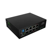 Lanberg Upravljalni stikalo Light Industrial POE 4xBT 4xAT 2xSFP DIN Gigabit