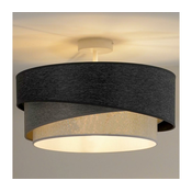 Duolla - Plafonski luster KOBO 1xE27/15W/230V precnik 45 cm siva/bela
