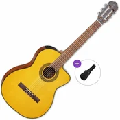 Takamine GC1CE Basic SET 4/4 Natural Klasična kitara z elektroniko