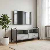 vidaXL TV omarica 67,5 x 33 x 50 cm Siva Sonoma Inženirski les