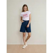 Sinsay - Farmerke bermude - steel blue