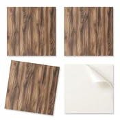 shumee Komplet potiskanih vinilnih ploščic - dekoracija za spalnico z vzorcem naravnega lesa 9x30x30 cm