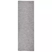 Vanjski tepih ravnog tkanja 80 x 250 cm smede-plava