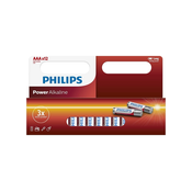 Philips LR03P12W/10 - 12 kmd Alkalna baterija AAA POWER ALKALINE 1,5V