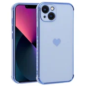 GS Ovitek za Apple iPhone 13, elektro srce, moder