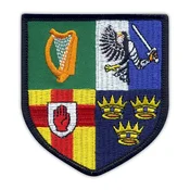 shumee Našitek pokrajinskega grba Irske - štiri province - magnetna podlaga - vezen našitek/značka/emblem