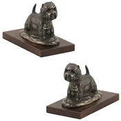 shumee Zahodnovišavski beli terier, westie - pasja figurica, pisarniška figurica, pokal za pasjo razstavo Art-Dog