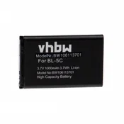 Baterija za Nokia 1100/2600/6600/N70/N71, BL-5C, 1000 mAh