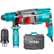 Total One-Stop Tools Električno rotacijsko kladivo 950W z dodatnim nastavkom, SDS Plus/4670bpm/2,5J (TH309288-2)