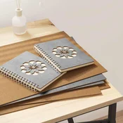 vidaXL Dekorativni paneli 50 pcs Betonsko siva 30 x 42 x 0.3 cm