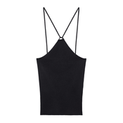 MANGO Top z naramnicami ANGELINA  črna