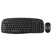 Xwave tastatura sa misem /bezicna/ USA slova /2,4/crna ( BK 02 )