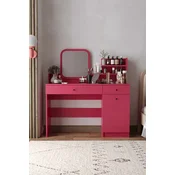 HANAH HOME Sto za šminkanje Harmony 2 Square Raspberry