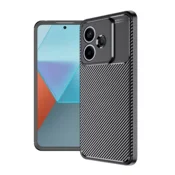 Maska Carbon Defender za Xiaomi Redmi Note 14 5G (EU) crna.