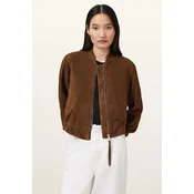 AllSaints bomber jakna ženska semišasta ORTEN
