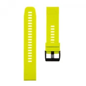 QUICK Silikonski pašček za uro 22 mm - Fit - Fenix 5/6 - limeta