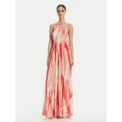 Elisabetta Franchi Poletna obleka ABR4752E2 CP9 Rdeča Regular Fit