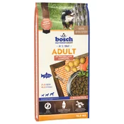 Varčno pakiranje: 2 x 15 kg bosch v mešanem pakiranju - Riba & krompir/Losos & krompir