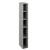 SAPHO ESPACE Odprta Stenska Omarica 20x172x32cm Dub Srebrni MDF/Laminat