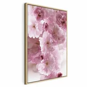 Slika - Flowery Glamour (1-part) - Flower Petals in Shades of Pink 40x60
