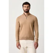 BOSS Pulover H-Ebenji 50565499 Bež Regular Fit