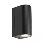 Markslöjd 109110 - LED prigušivo vanjsko zidno svjetlo ALOR 2xLED/4,9W/230V IP65 crno