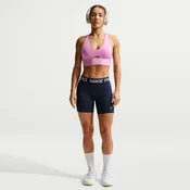 Nike Pro 365 Womens 12.5cm (Approx.) Mid-Rise Shorts - Blue - Polyester/Elastane