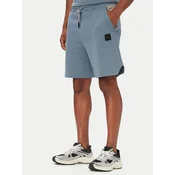HUGO Kratke hlače iz tkanine Despen_RB 50559712 Siva Relaxed Fit