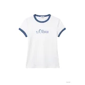 s.Oliver Majica Vintage kraljevo modra/bela