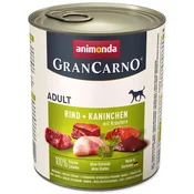 Animonda pes GRANCARNO cons. Odrasli kunci/zelenjava 800g