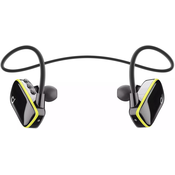 Sportske bežicne slušalice Cellularline - Flipper, crno/žute