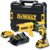 DeWALT Akumulatorski odvijač za suhozid, 18 V 2x baterija 2,0 Ah, magazin, kofer DCF620D2K
