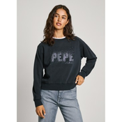 Pepe Jeans za ženske. PL581466 Mikina Luna črna (S), Črna, Priložnostno, Bombaž