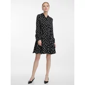 Black womens knee-length shirt dress ORSAY - Womens
