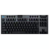 LOGITECH Gejmerska tastatura G915 TKL Lightspeed Wireless (Crna) 920-009537