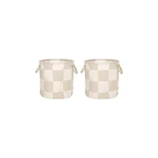 Komplet košar za shranjevanje OYOY Chess 32 x 32 x 32 cm 2-pack