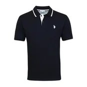 U.S. POLO ASSN. Majica črna/bela