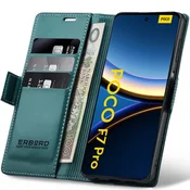 Overboard Ovitek za Xiaomi Poco F7 Pro, sijoč liči , denarnica, zelen