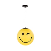 ONLI - Deciji luster na sajli SMILEY 1xE27/15W/230V žuta