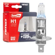 shumee Halogenske žarnice H1 12V 55W LumiTec naslednje generacije +135% DUO amio-04402
