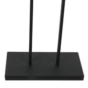 Steinhauer Stropna svetilka Stang, črna/rjava, višina 160 cm, pluta - Dnevna soba/jedilnica - Sodobni - črna, rjava - Kovina