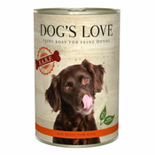 Dogs Love B.A.R.F. konzerva za pse, z govedino, 400 g